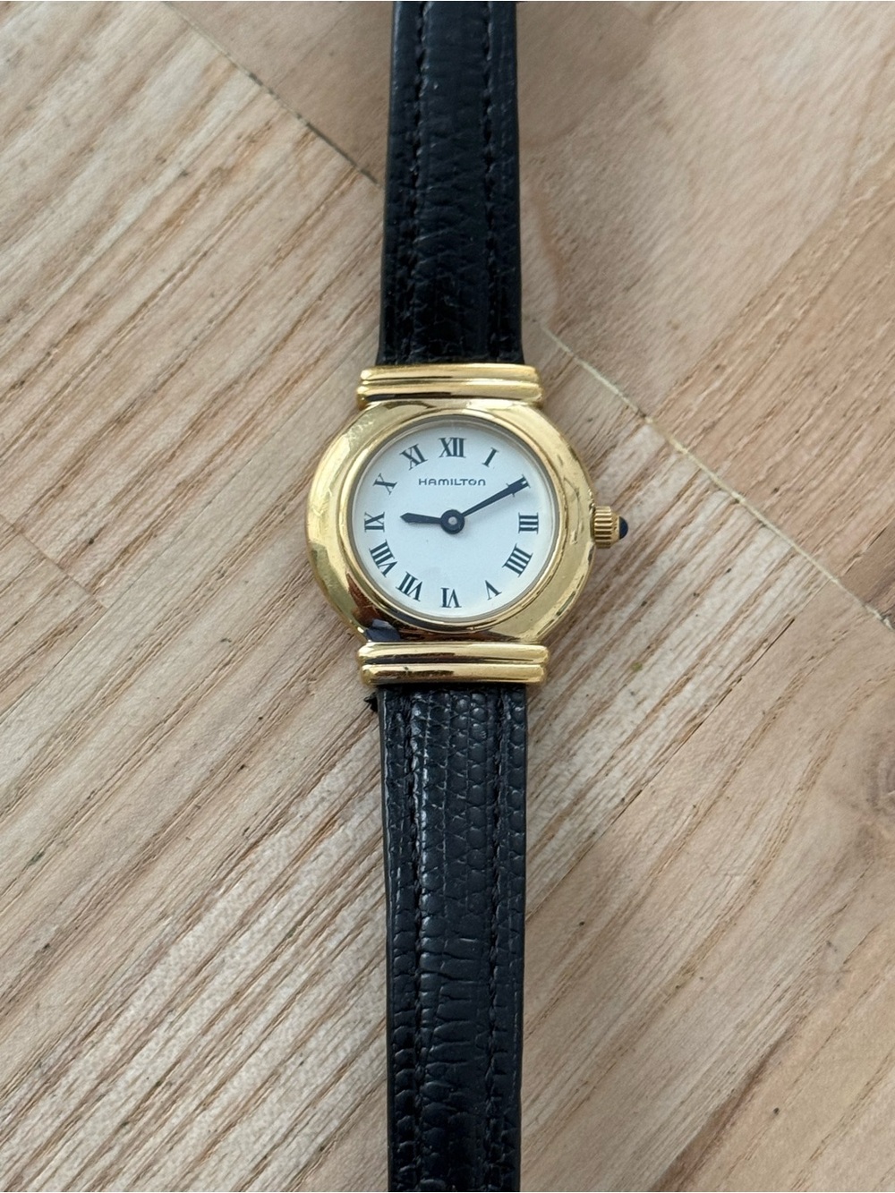 Hamilton Registered Edition Vintage Rare Ladies Watch White Dial Hold Case - Picture 2 of 13